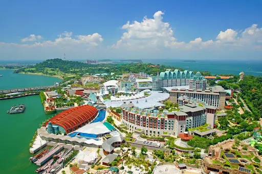 One of the coastal resorts of U Wang Young in Sentosa, Singapore